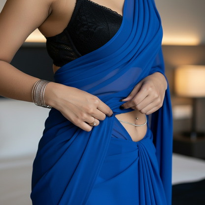 Bare Dusk After Dark Saree