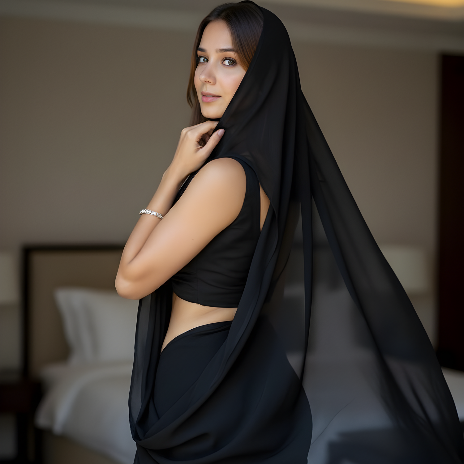 Stardust Seduction After Dark Saree