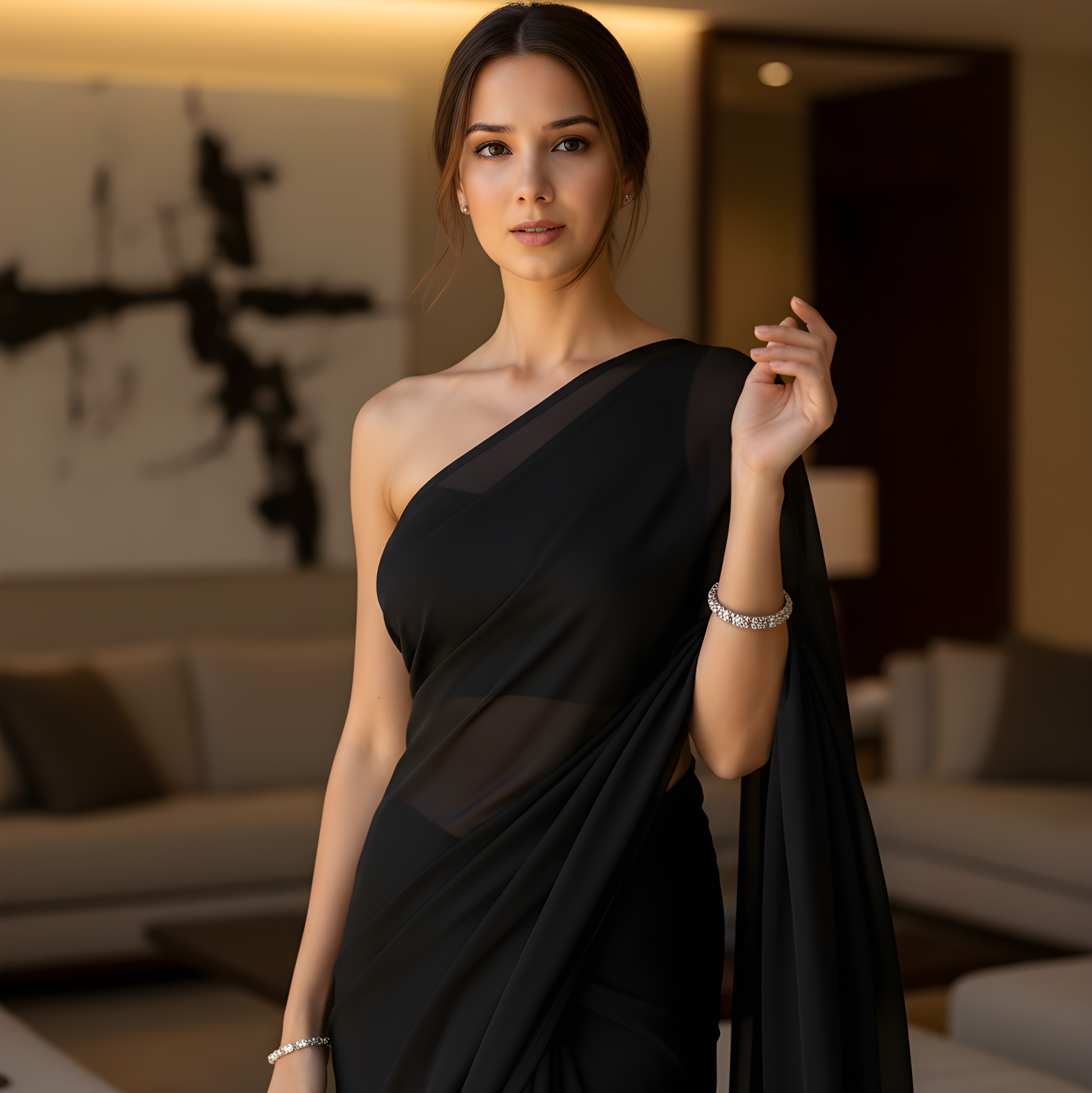Stardust Seduction After Dark Saree