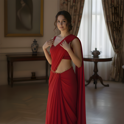 Velvet Temptation After Dark Saree