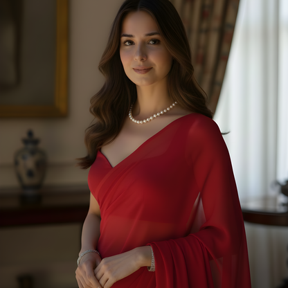 Velvet Temptation After Dark Saree