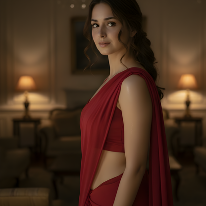 Velvet Temptation After Dark Saree