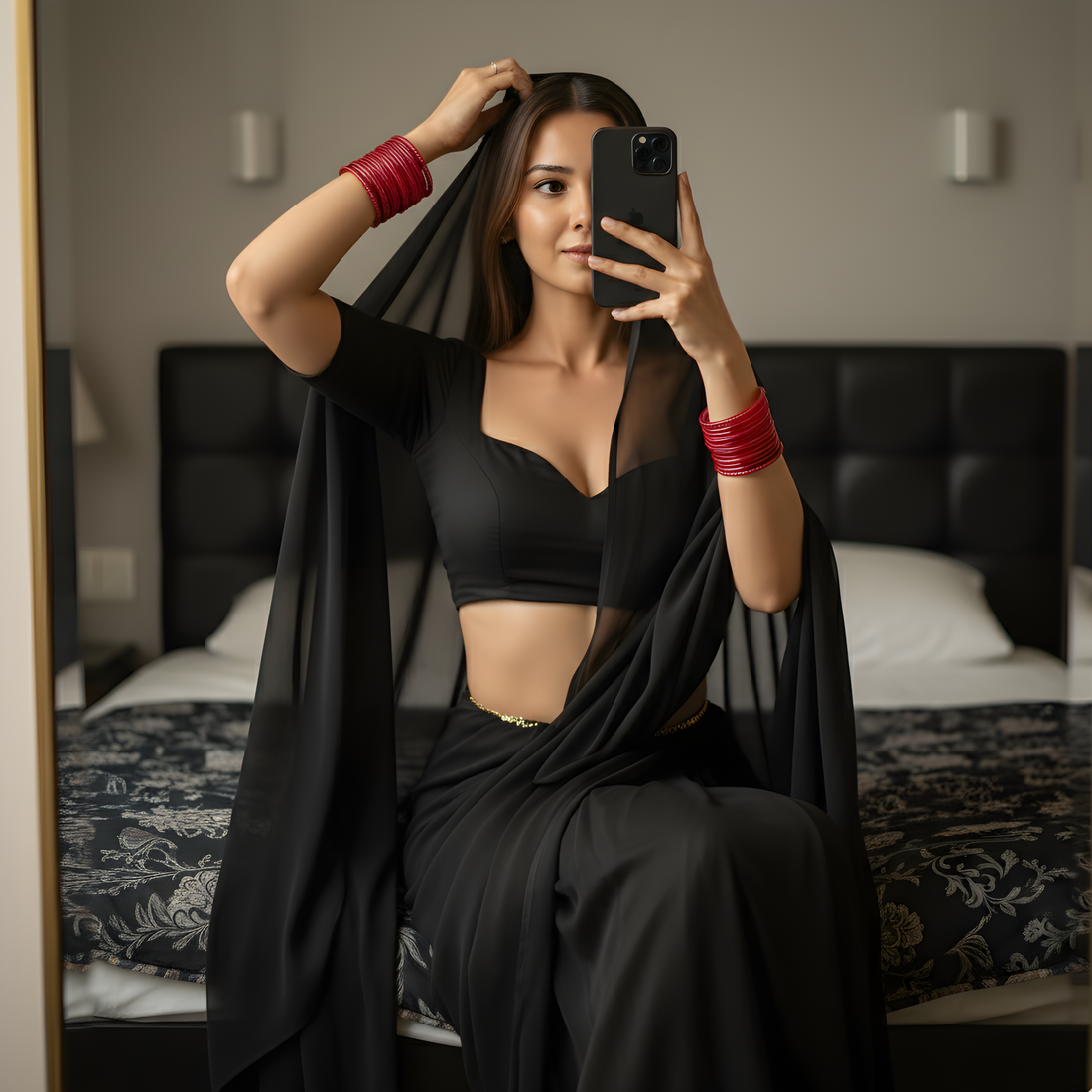 Stardust Seduction After Dark Saree