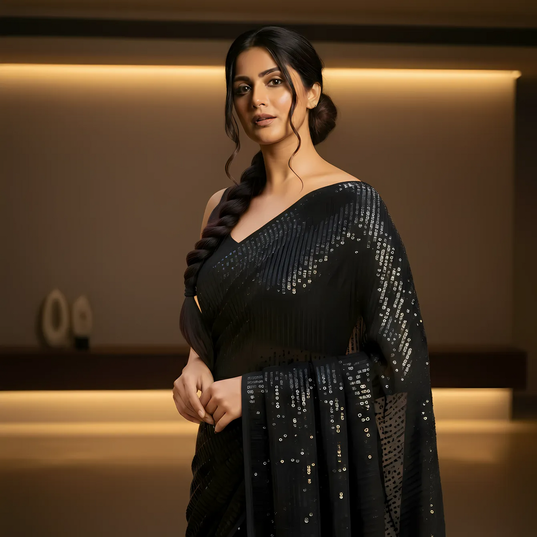 Sparkling Temptation After Dark Saree