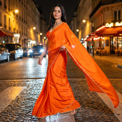 Auric Pearl After Dark Saree