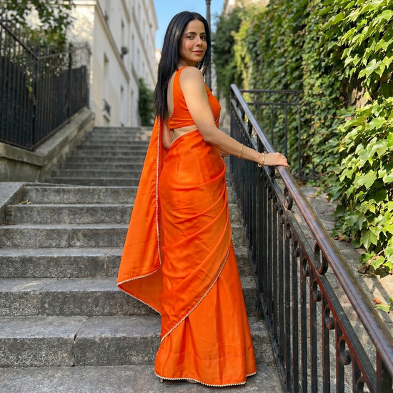 Auric Pearl After Dark Saree