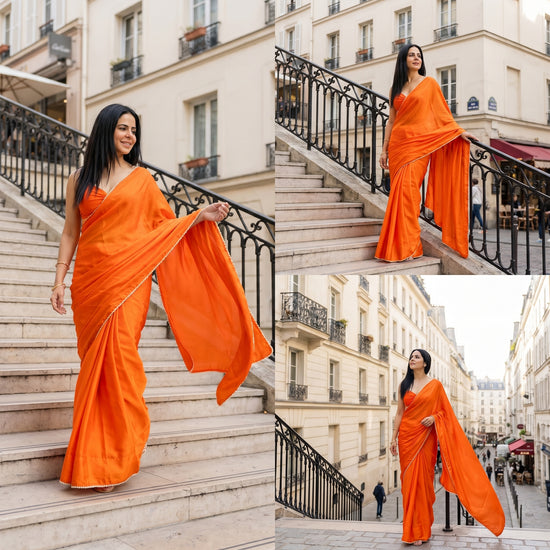 Auric Pearl After Dark Saree