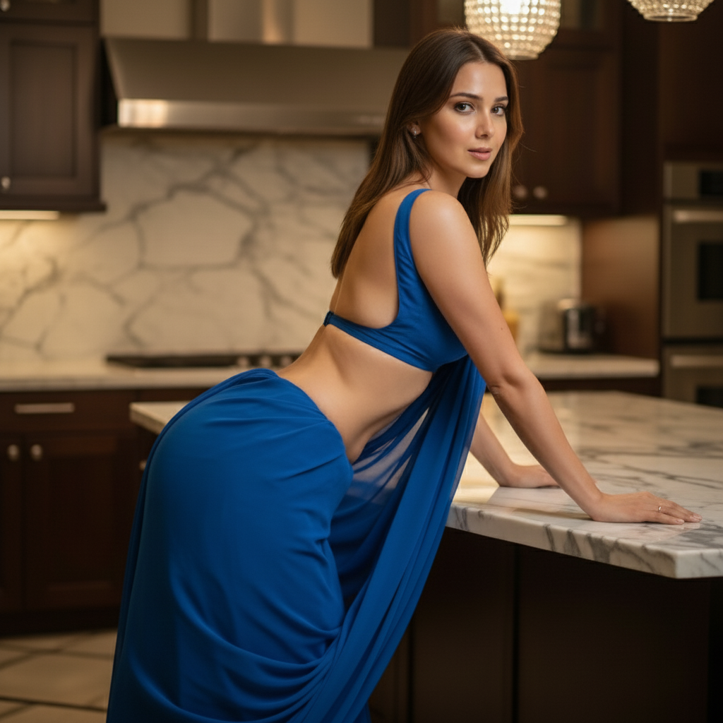 Bare Dusk After Dark Saree