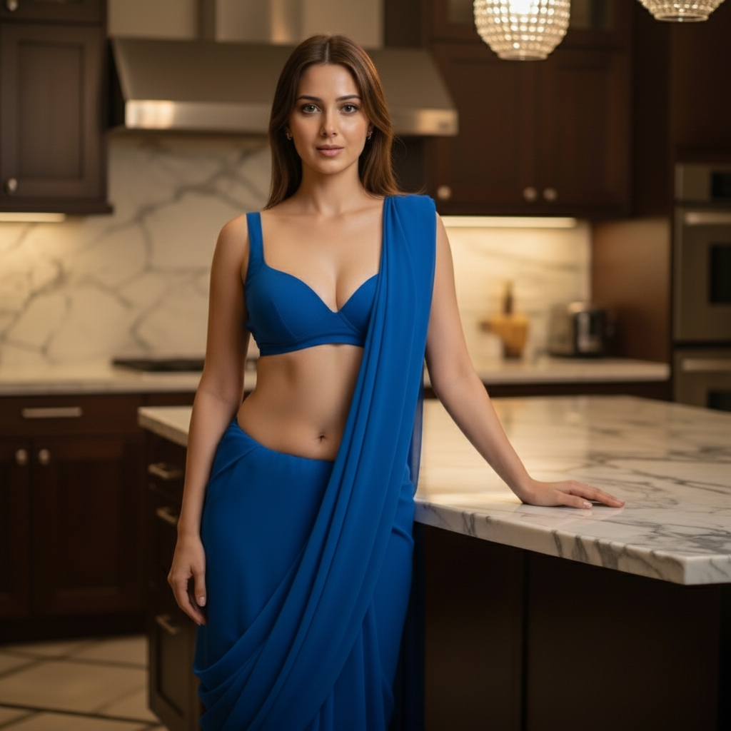 Bare Dusk After Dark Saree