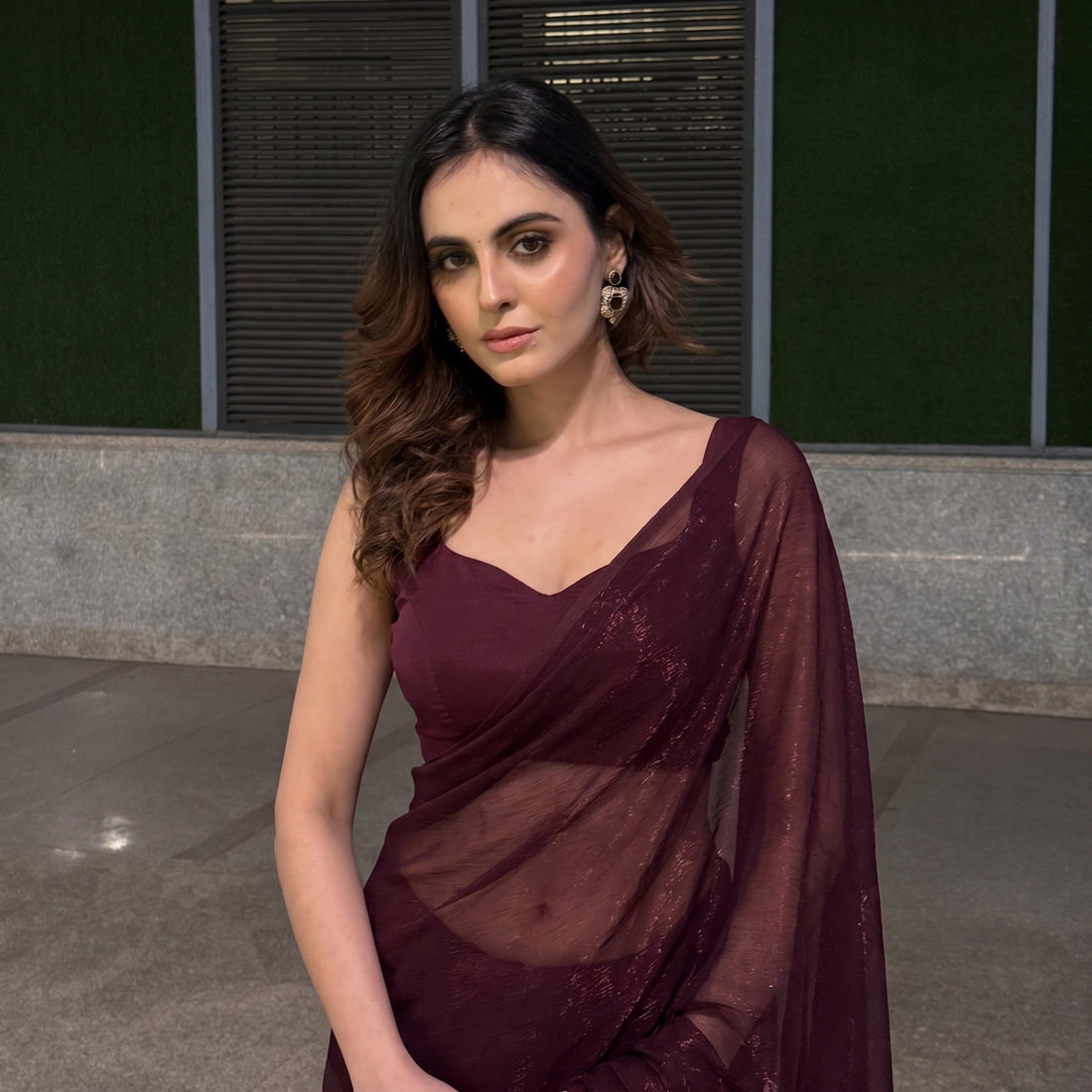 Mystic Plum After Dark Saree