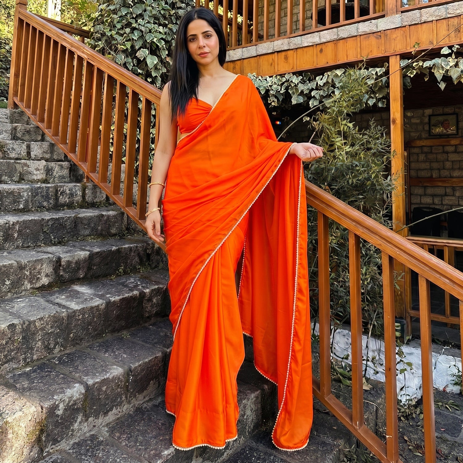 Auric Pearl After Dark Saree