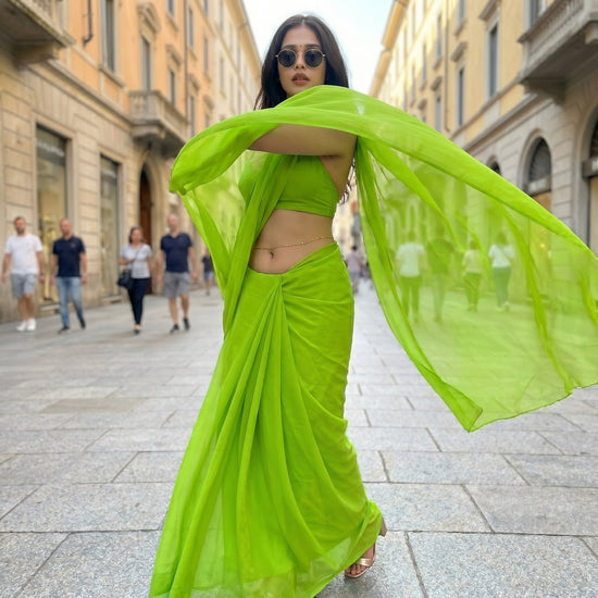 Eden Rush Chiffon Saree