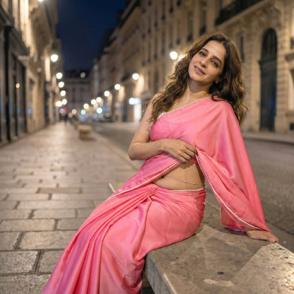 Blush Pearl After Dark Saree