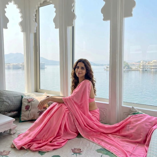 Blush Pearl After Dark Saree