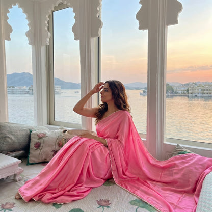 Blush Pearl After Dark Saree