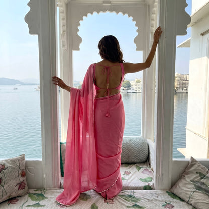 Blush Pearl After Dark Saree