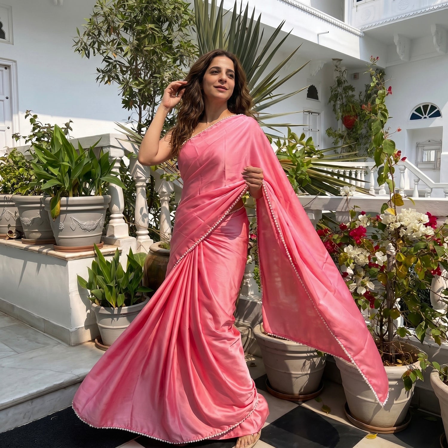 Blush Pearl After Dark Saree